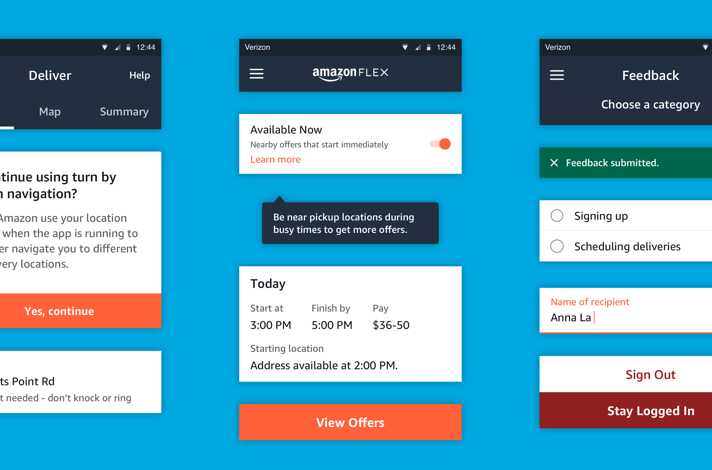 Amazon Delivery case-study media