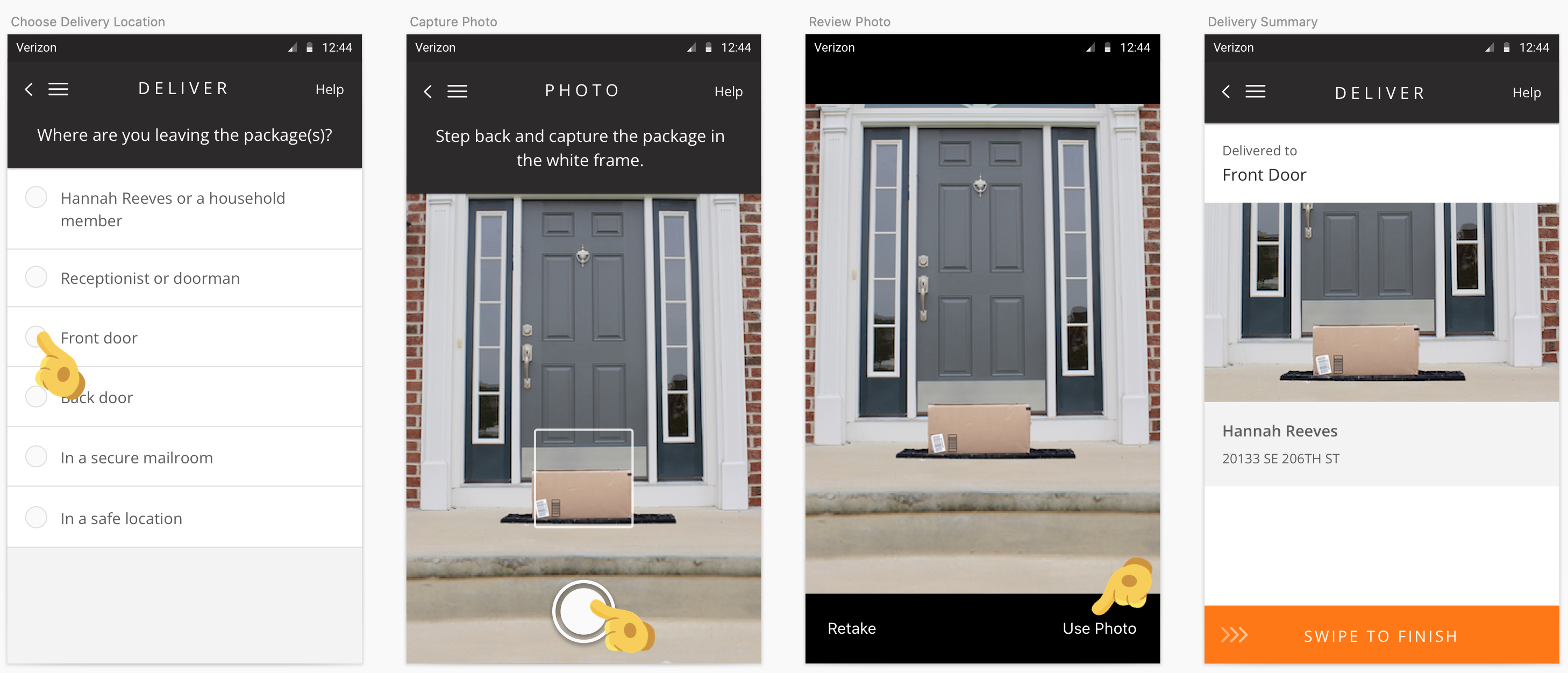 Photo On Delivery workflow